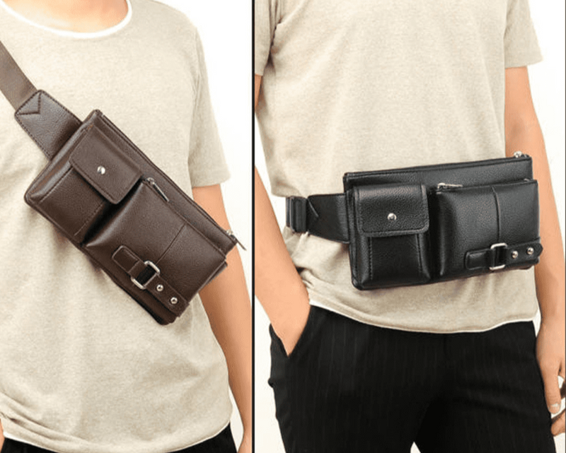 Pochete Masculina Couro